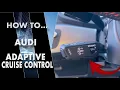 How to use the Audi adaptive cruise control option and save up to 5 fuel cost VAG Car Tutorials