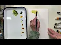 水彩画 - 色の混色