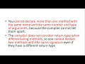 6 Method Overloading in Java