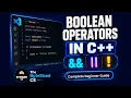 Boolean Operators in C Explained Complete Beginner Guide