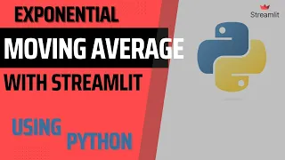 How To Create An Exponential Moving Average Of a Stock In Python With Streamlit