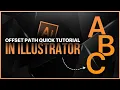Offset Path Quick Tutorial in Illustrator Offset Path Guide Illustrator Tutorial gtmshrma