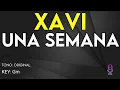 Xavi - Una Semana - Karaoke Instrumental