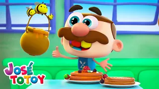 Desenho Infantil Totoy | Historinha do José Totoy e o Café da Manhã 🍊🧇 | Desenho em Português!