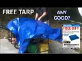 Harbor Freight s Free Blue Tarp Review