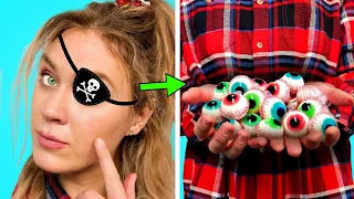 DIVERTIDAS IDEAS DIY PARA DISFRACES DE HALLOWEEN & Maneras De Escabullir Dulces en Halloween