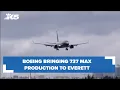 Boeing bringing 737 Max production to Everett