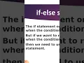IF ELSE Statement Malayalam Tutorial