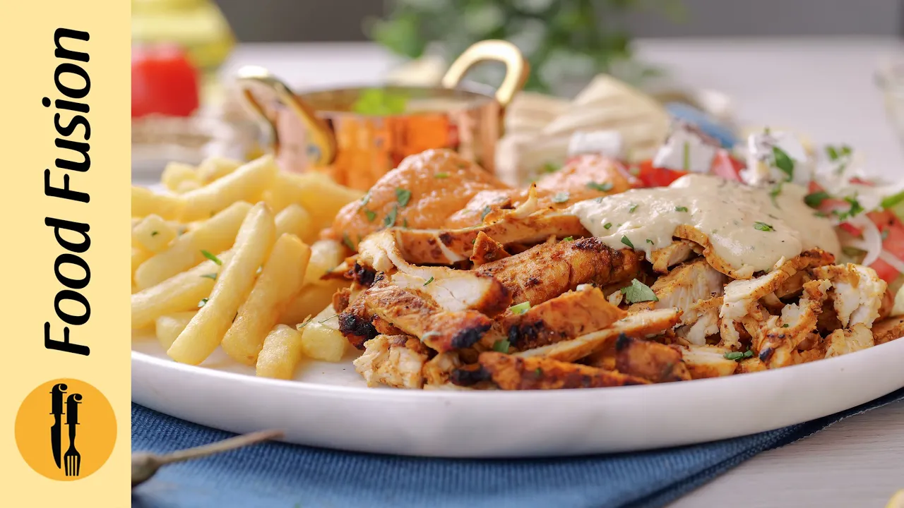 Chicken Shawarma Platter Recipe By Food Fusion