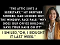 Download Lagu Family Gave Me The Attic At Christmas—Then They Saw My Name On Their Building