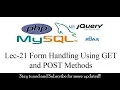 Lec-21 Form Handling Using GET and POST Methods in PHP PHP Tutorial