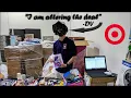 Sorting 6 Pallets of Target Liquidation for Resale