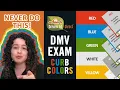 DMV Exam Curb Colors - Real Permit Test Curb Color Answers One curb two curb red curb blue curb