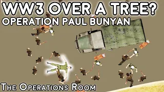 When WW3 Nearly Started over Cutting Down a Tree - Operation Paul Bunyan 1976 - Animated