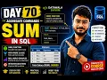 Day 70 SQL SUM Function Explained Aggregate Commands Data Analytics
