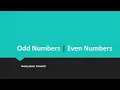 Display Odd Numbers Display Even Numbers Java programming language Malayalam Tutorial