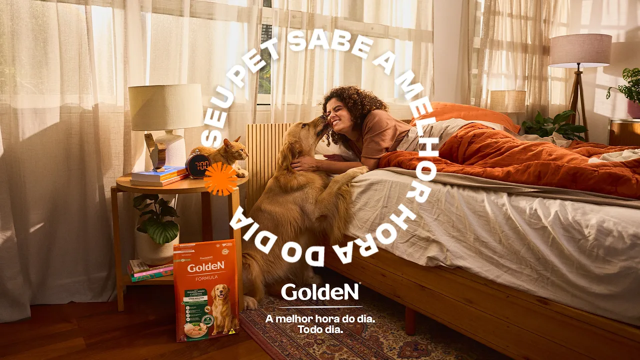 GoldeN — Golden Dog Food - A Melhor Hora do Dia. Todo Dia. (YouTube video ad)