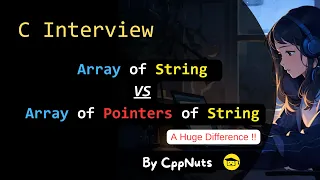 Array of strings VS Array of pointers of string in C Programming