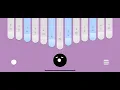 How to play the first part of fallen down from undertale in keylimba