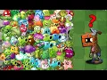 All Plants Vs 99 Brickhead Zombie - Who Will WIn? - PvZ 2 Plant vs Plant