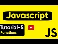 JavaScript Tutorials for Beginners in Hindi different types of Functions in JS session 5