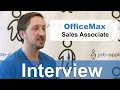 Officemax Interview - Sales Associate