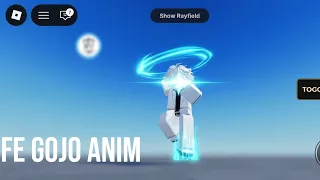 FE gojo animation script Roblox script
