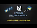 Pemrograman Python 12 Ekspresi dan Operator Penugasan