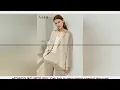 Download Lagu HOT Amii Minimalism Spring Office Lady Blazer Women Jacket Lace V-neck Tank Tops High Waist Pants Se
