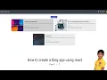 How to create a blog app using react and redux - Part 1