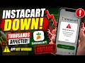 Instacart DOWN Thousands Hit by Major App Outage Across the US Canada