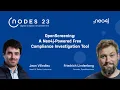 NODES 2023 OpenScreening A Neo4j-Powered Free Compliance Investigation Tool