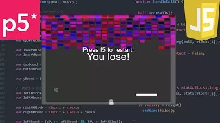A Game A Day 3 - JavaScript Breakout