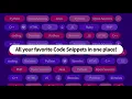 Save Code Snippets Libraries My Space kandi