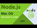 How to Install Node js on a Mac 2024 install npm mac terminal