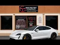 Porsche Taycan Turbo S Gets Premium Ceramic Window Tint Luxury EV Upgrade