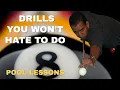 POOL LESSONS - TWO DRILLS YOU WON T HATE TO DO