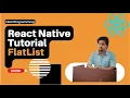 React Native Tutorial for Beginners in Hindi FlatList