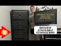 EVERYTHING you need to know about these Stackable Storage Bins from BROVIEW