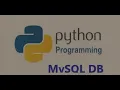 Learn how to create tables in MySQL database using python language