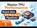 Master TPU Performance Batch Size BF16 XLA Pipelines Module 3 3
