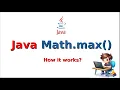 Java Tutorial How Java s Math max Function Works