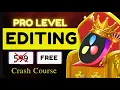 Learn Davinci Resolve in Just 10 MINS Masterclass Davinci Resolve 18 Tutorial for Beginners 2024