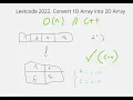 Leetcode 2022 Convert 1D Array Into 2D Array