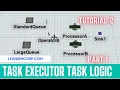 Operator Logic Task Sequence Flexsim Tutorials Task Executor Process flow Part transfer - 01