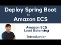 Amazon ECS Load Balancing Deploy Spring Boot Microservices to AWS ECS Fargate