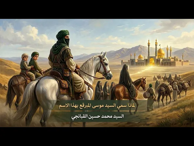 ⁣لماذا سمي السيد موسى المبرقع بهذا الاسم | السيد محمد حسين القبانجي