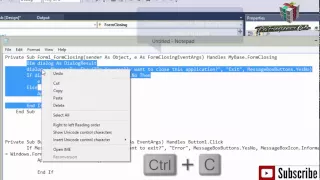 VB NET Tutorial 2 For Beginners - Exit Button and X Button asking if the User Wants To Exit