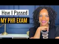 How I Passed The PHR Exam My PHR Exam Study Method Professional In Human Resources