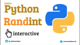 09 Use randint to generate random integers - Python Tutorial Beginners Interactive Auto-graded